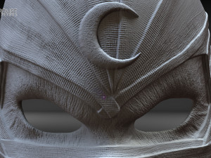 Moon Knight Mask - Screen accurate Modèle 3D