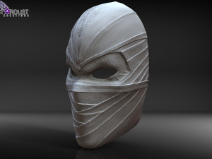 Moon Knight Mask - Screen accurate Modèle 3D