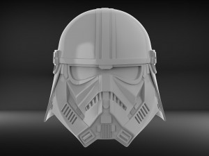 Purge trooper helmet phase 2 for 1 12 black series figure 3D print model 3D प्रिंट मॉडल