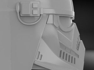 Purge trooper helmet phase 2 for 1 12 black series figure 3D print model 3D प्रिंट मॉडल