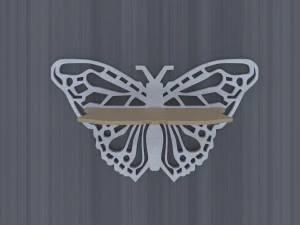 Concha de borboleta Modelo 3D