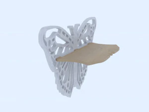 Concha de mariposa Modelo 3D