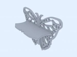 Concha de mariposa Modelo 3D