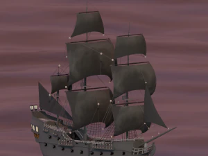 Mutiara hitam Model 3D