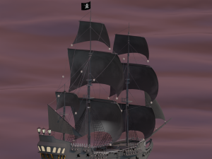 Black pearl Modèle 3D