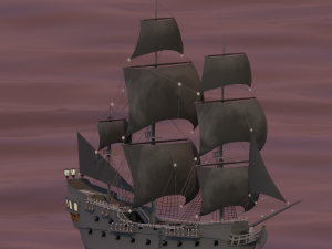 Black pearl Modèle 3D