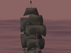 Black pearl 3D Model