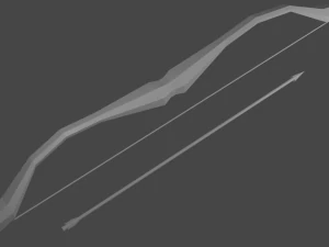 Bow lowpoly 3D Model