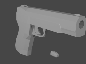 P210 lowpoly 3D Модель