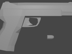 P210 lowpoly 3D Model