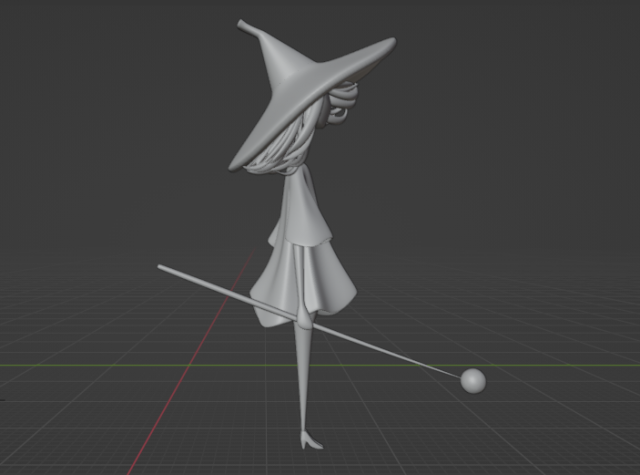 Ledy wizzard Model 3D .c4d .max .obj .3ds .fbx .stl .blend