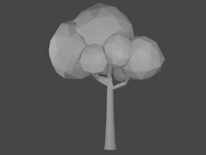 Tree lowpoly 3D Model