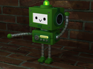 Mini Robot 3D Model