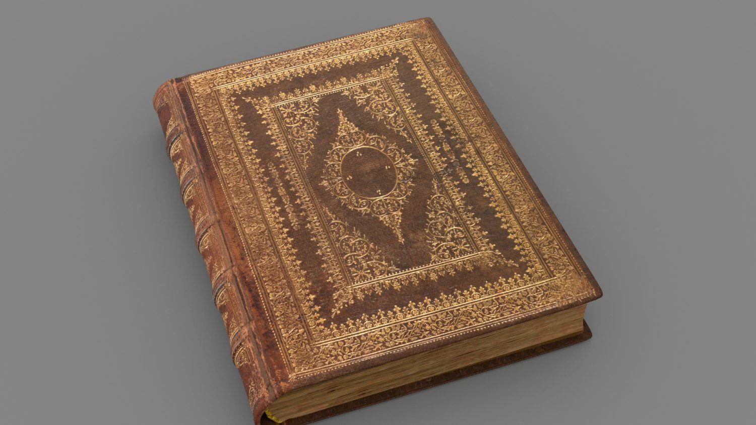 Old book ver 1 3D Model .c4d .max .obj .3ds .fbx .stl .blend