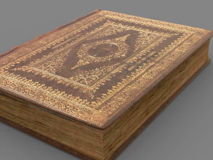 Old book ver 1 3D Model