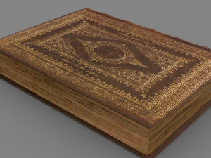 Old book ver 1 3D Model