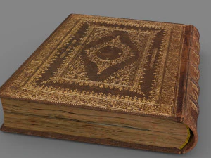 Old book ver 1 3D Model