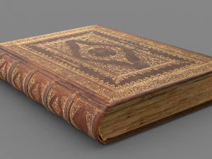 Old book ver 1 3D Model
