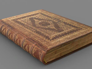 Old book ver 1 3D Model