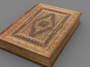 Old book ver 1 3D Model