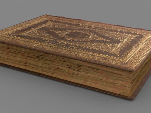 Old book ver 1 3D Model