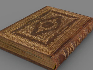 Old book ver 1 3D Model