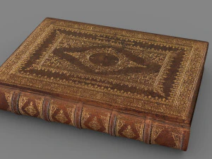 Old book ver 1 3D Model