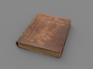 Old book ver 3 3D Model