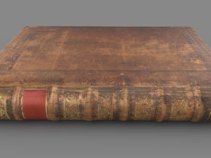 Old book ver 3 3D Model