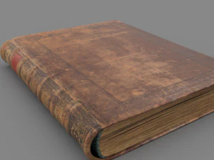 Old book ver 3 3D Model