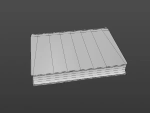 Old book ver 3 3D Model