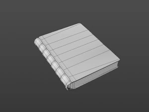 Old book ver 3 3D Model