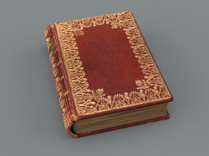 Old book ver 5 Modello 3D