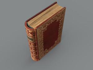 Old book ver 5 Modello 3D