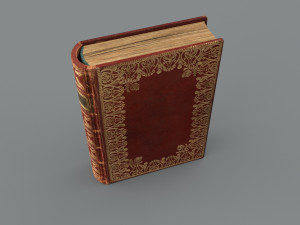 Old book ver 5 Modello 3D