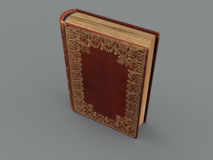 Old book ver 5 Modello 3D
