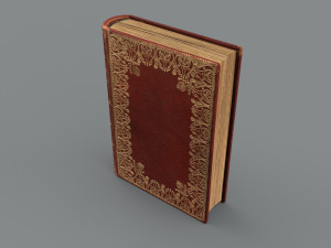 Old book ver 5 Modello 3D