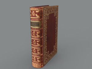 Old book ver 5 Modello 3D