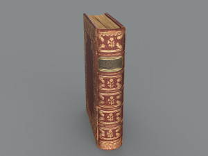 Old book ver 5 Modello 3D