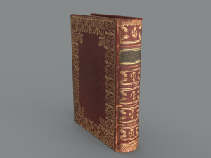 Old book ver 5 Modello 3D