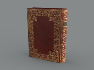 Old book ver 5 Modello 3D