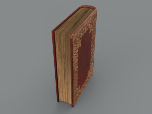 Old book ver 5 Modello 3D