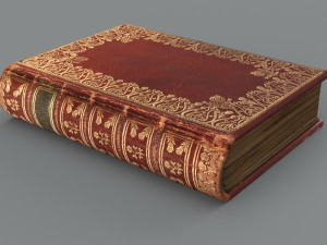 Old book ver 5 Modello 3D