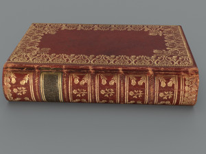 Old book ver 5 Modello 3D