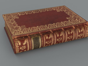 Old book ver 5 Modello 3D