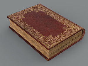 Old book ver 5 Modello 3D