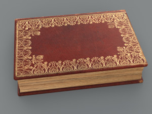 Old book ver 5 Modello 3D