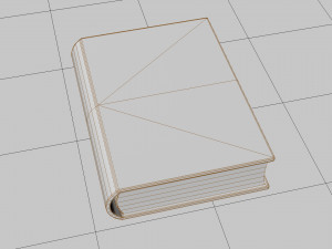 Old book ver 5 Modello 3D
