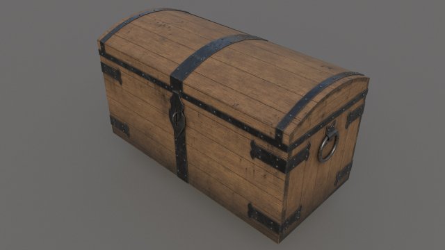 Old chest ver1 Modello 3D .c4d .max .obj .3ds .fbx .stl .blend 