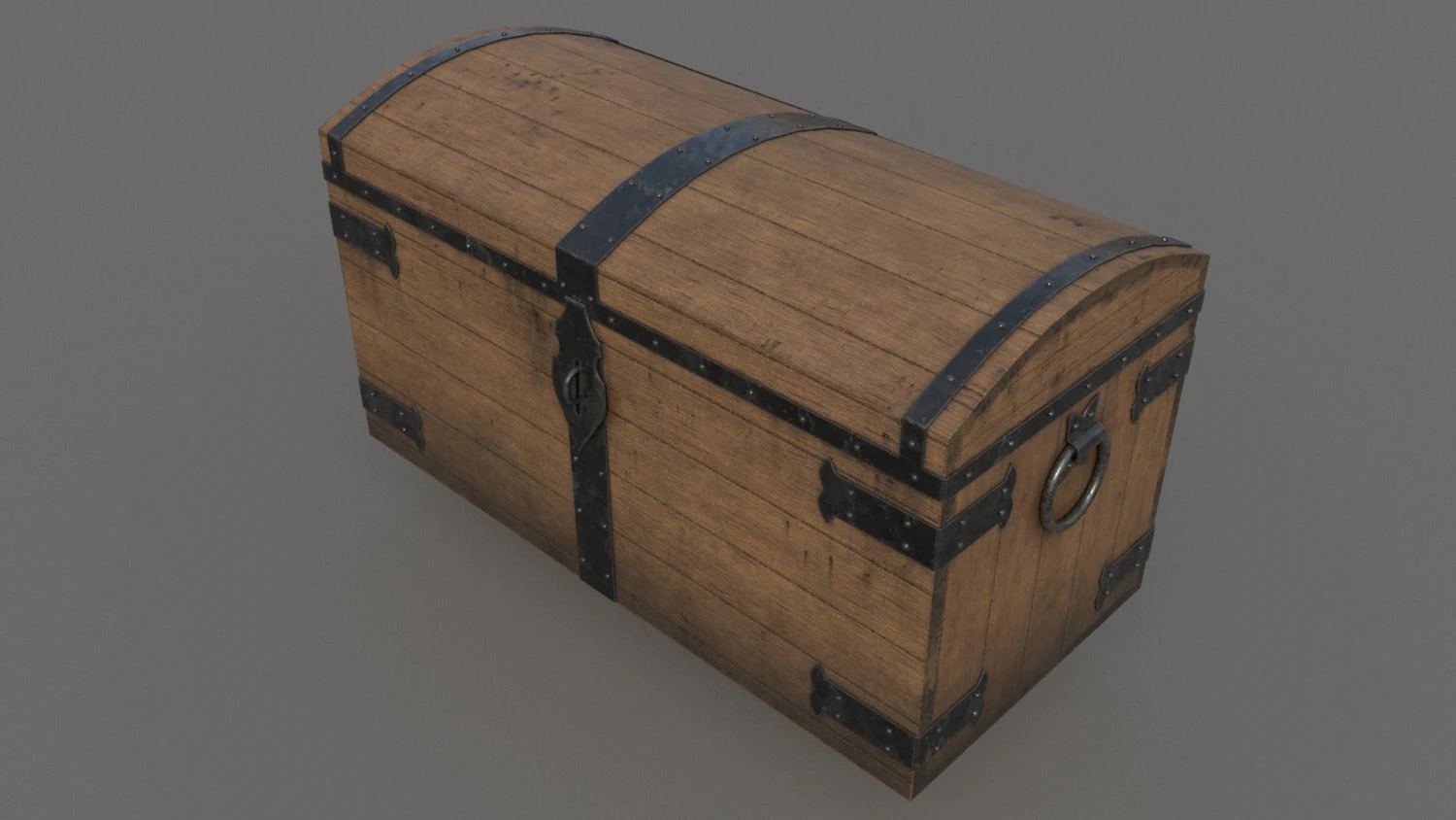 Old chest ver1 3D Model .c4d .max .obj .3ds .fbx .stl .blend 